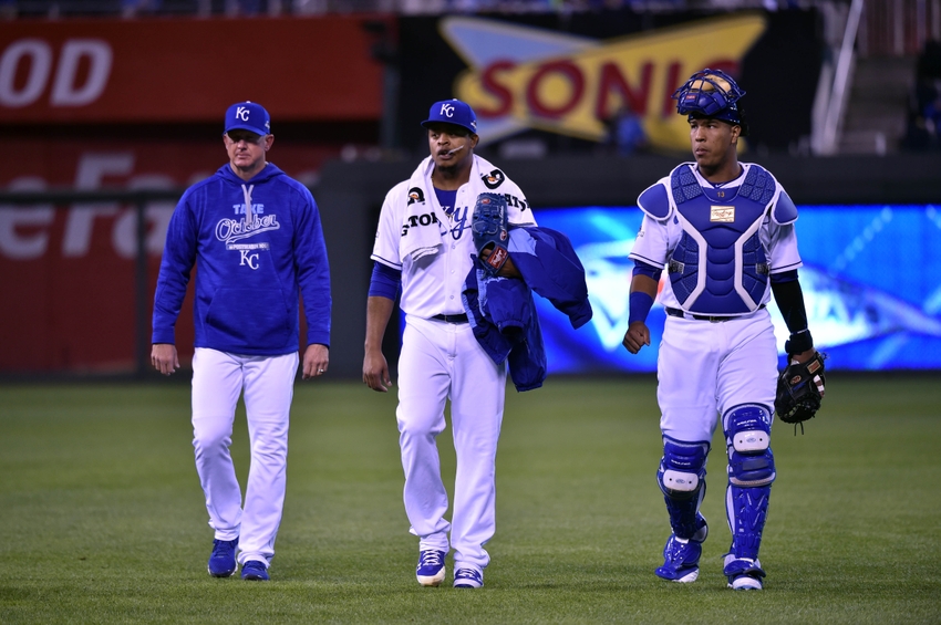 MLB: ALCS-Toronto Blue Jays at Kansas City Royals
