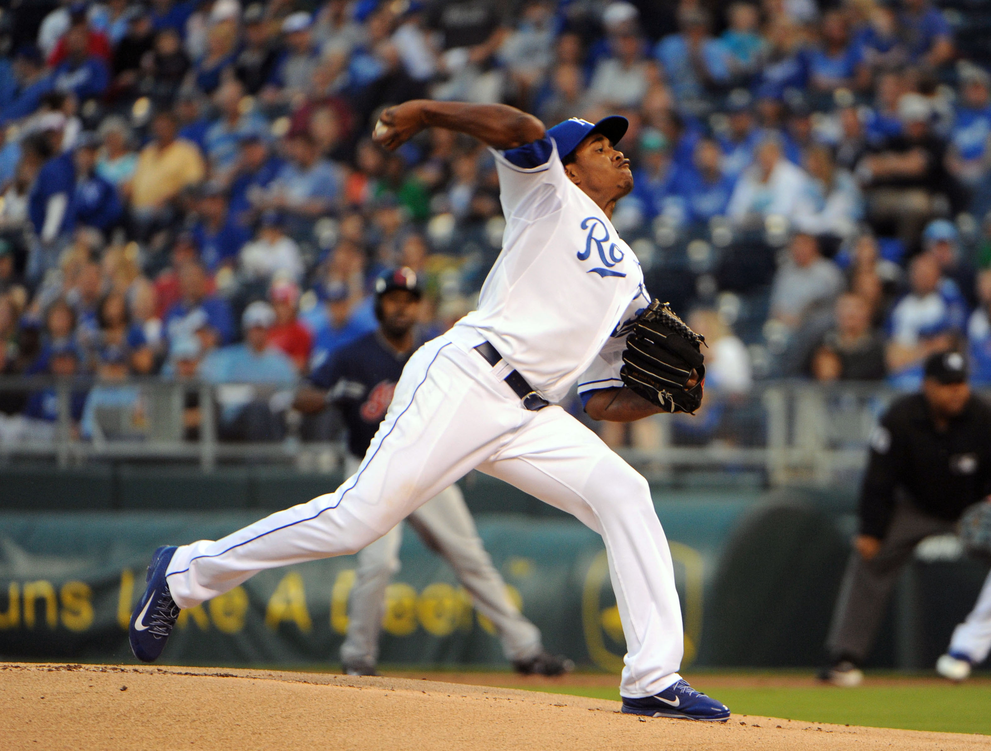 MLB: Cleveland Indians at Kansas City Royals
