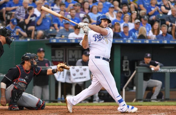 MLB: Cleveland Indians at Kansas City Royals