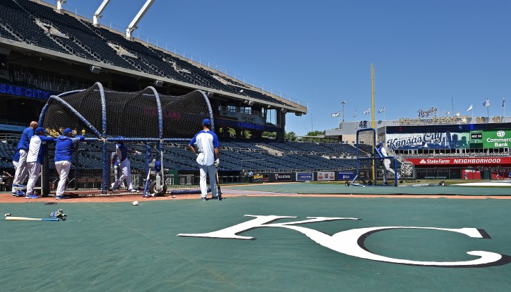 MLB: Cleveland Indians at Kansas City Royals